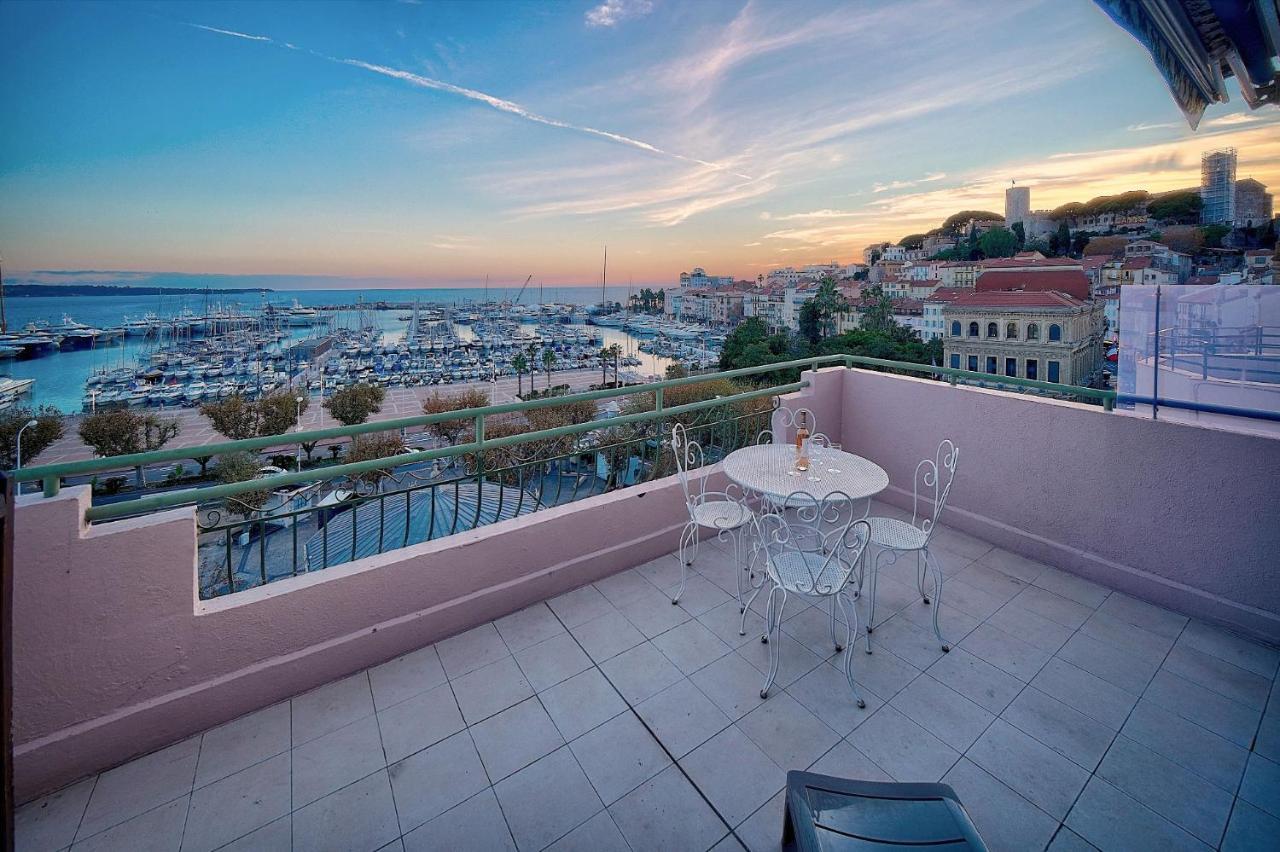 Superbe Duplex Idealement Situe Proche Plages Avec Grande Terrasse Vue Port !L A1B59 戛纳 外观 照片