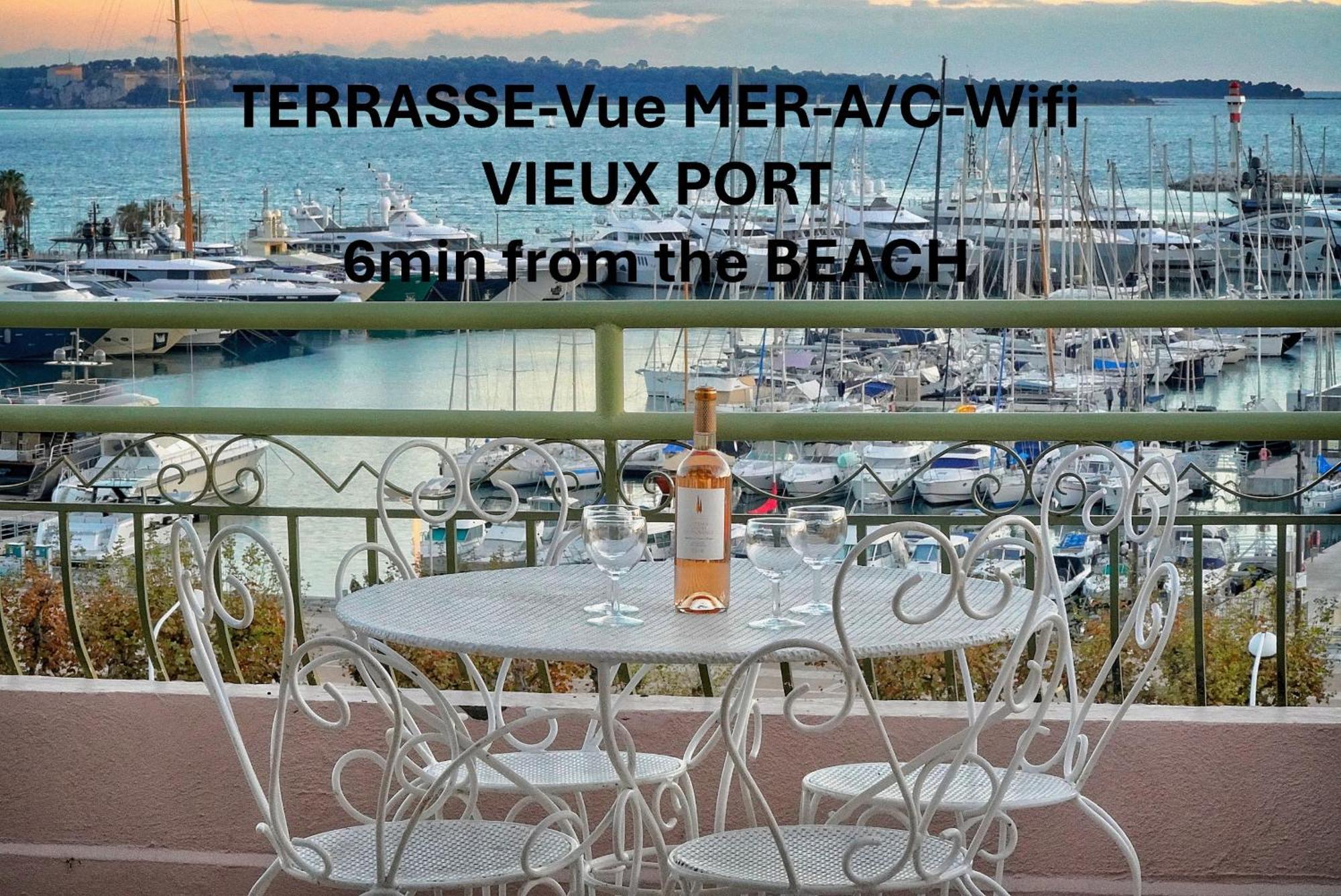Superbe Duplex Idealement Situe Proche Plages Avec Grande Terrasse Vue Port !L A1B59 戛纳 外观 照片